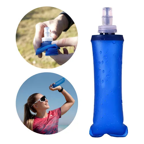 Botella de agua de silicona